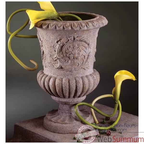 Vases-Modèle Victorian Urn, surface pierre romaine-bs2101ros