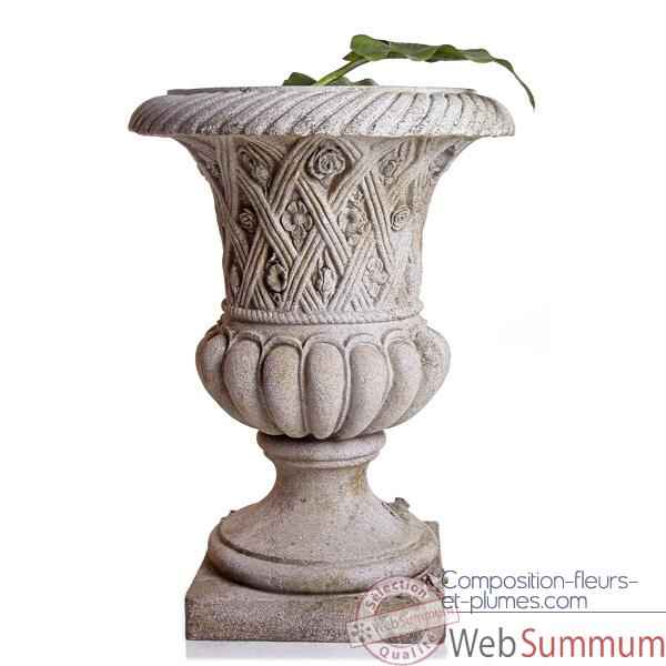 Video Vases-Modele Spring Urn, surface pierre romaine-bs2131ros