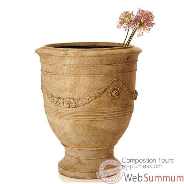 Video Vases-Modele Anduz Pot,  surface granite-bs3056gry