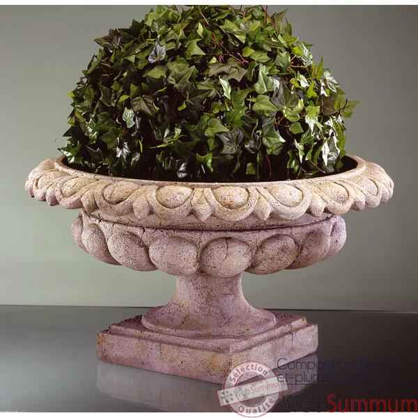 Vases-Modèle Kensington Urn, surface marbre vieilli-bs3088ww