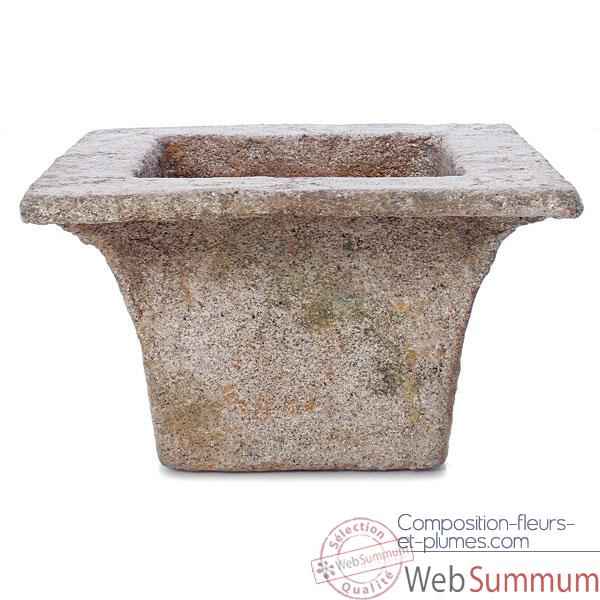 Vases-Modele Perth Planter, surface rouille-bs3113rst