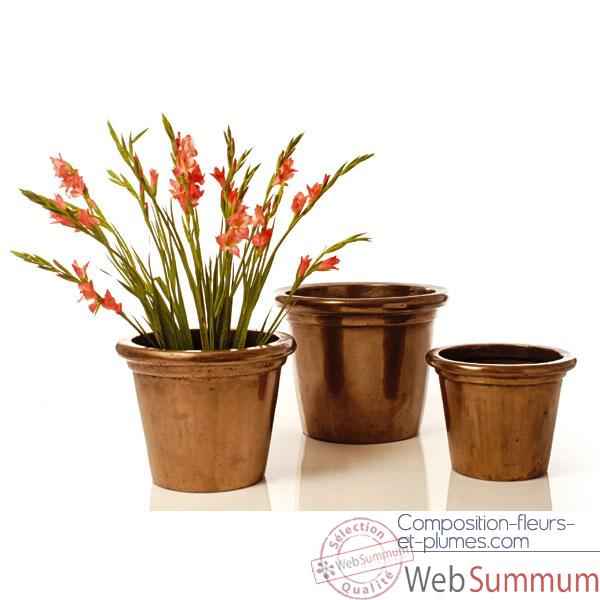 Vases-Modele Grower Pot  Large, surface pierre romaine-bs3174ros