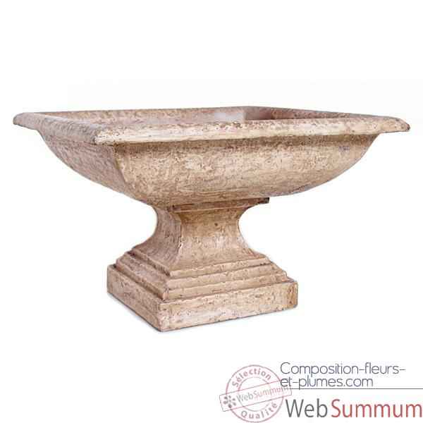 Vases-Modèle Kingston Urn, surface pierre romaine-bs3198ros