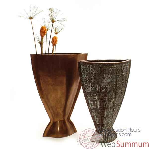 Vases-Modele Hito Vase, surface aluminium-bs3262alu