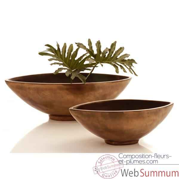 Vases-Modele Mata Bowl Small, surface aluminium-bs3265alu