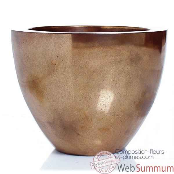 Video Vases-Modele Karan Planter, surface aluminium-bs3325alu