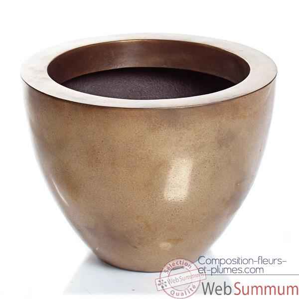 Vases-Modele Karan Planter,  surface granite-bs3325gry