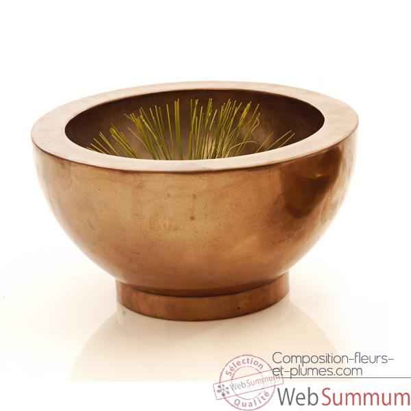 Vases-Modele Paso Bowl Large, surface bronze nouveau-bs3348nb