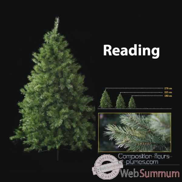 Sapin de Noël 180 cm Professionnel Reading Sapin avec 450 lumières Vert
