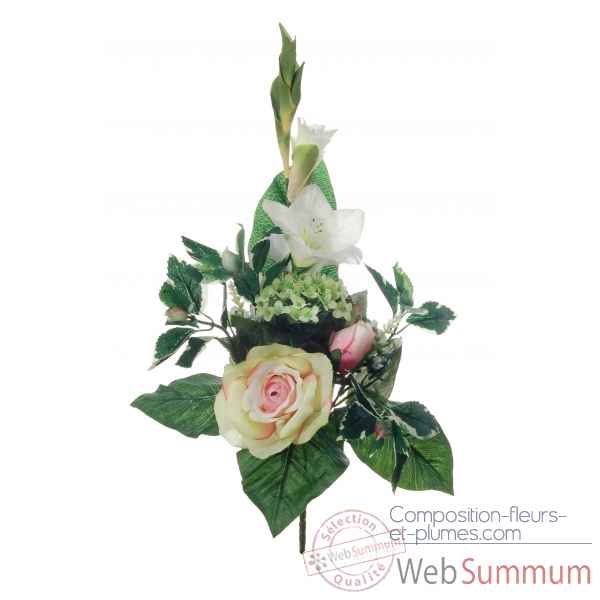 Bouquet rose - glaeuils Louis Maes -20010.425